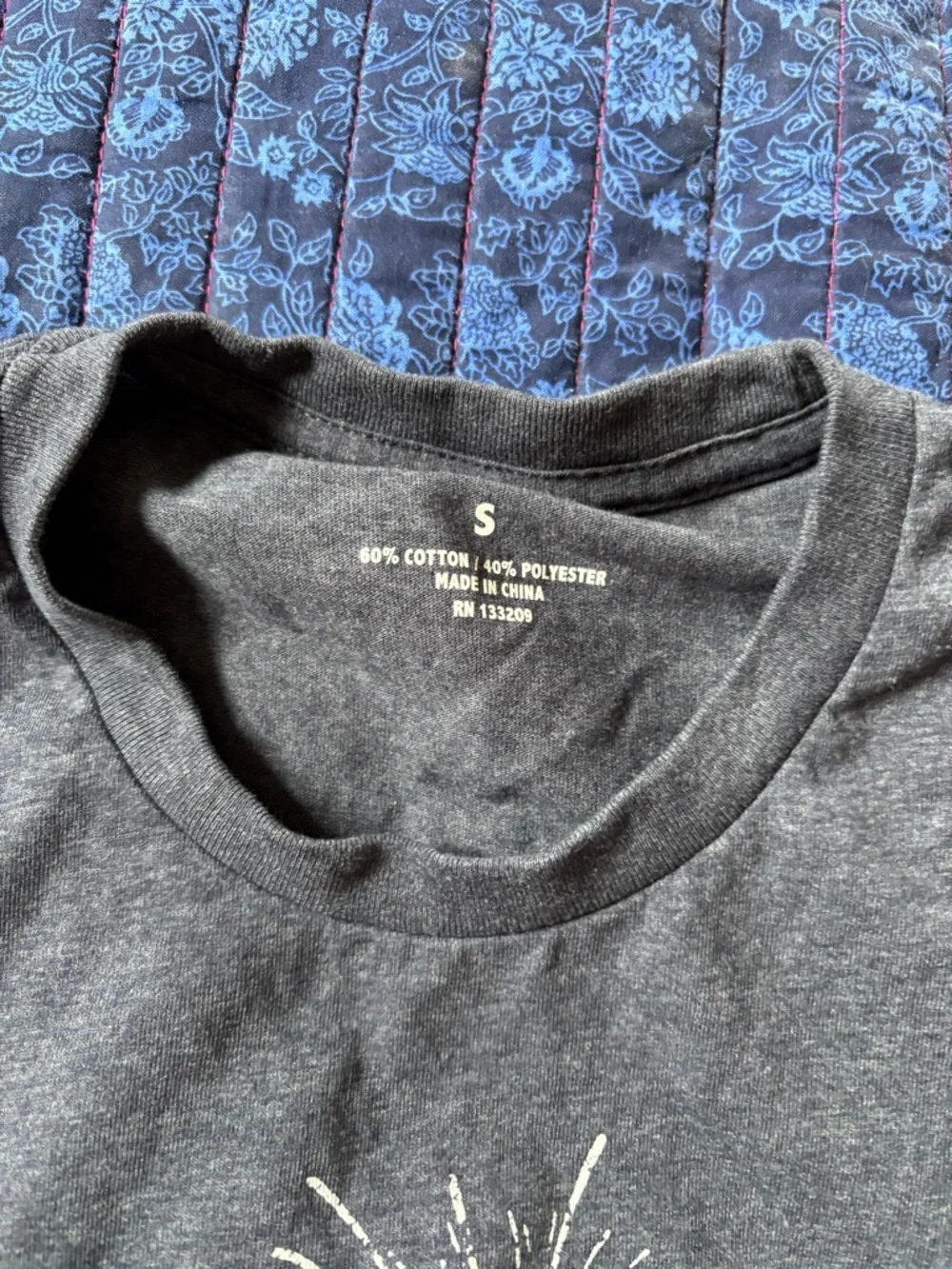 Born Free Graphic Eagle Tee - Charcoal - Picture 2 of 3